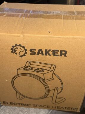 SAKER electric space heater new